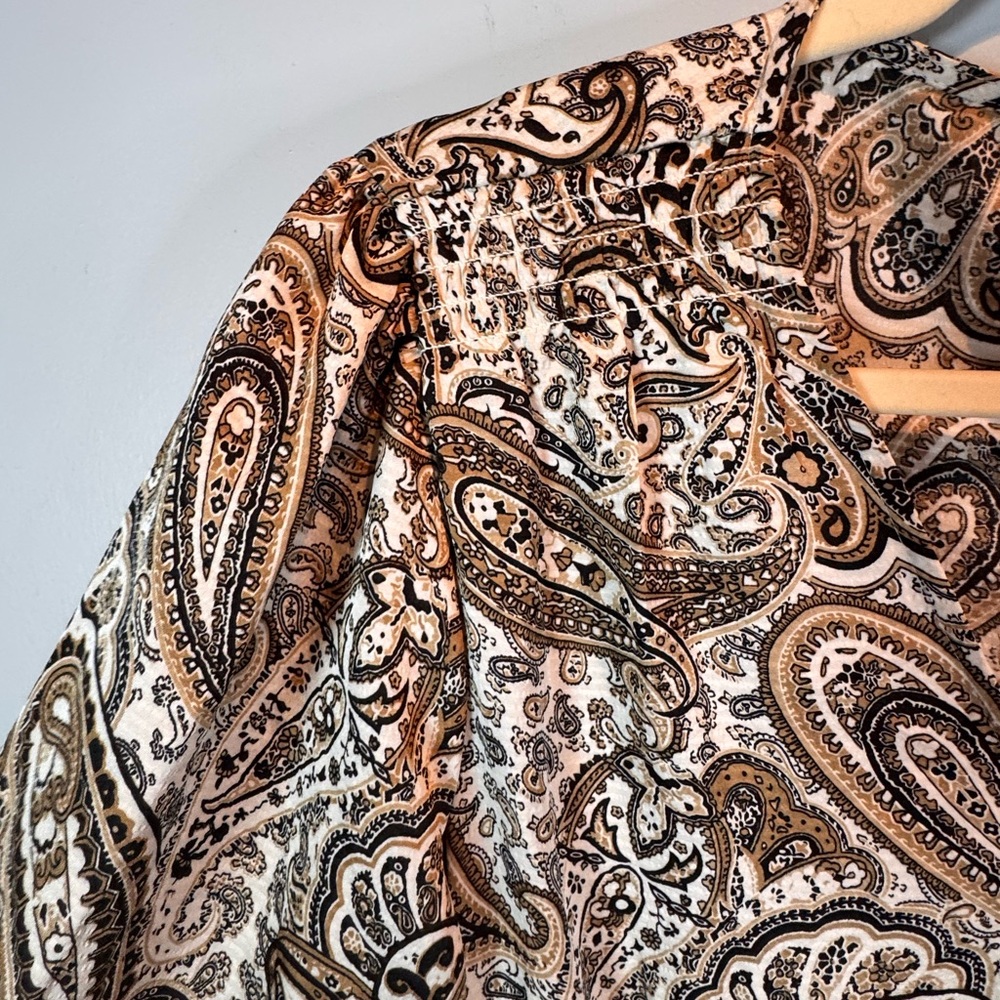 Michael Kors Brown Paisley Dress - Picture 8 of 11